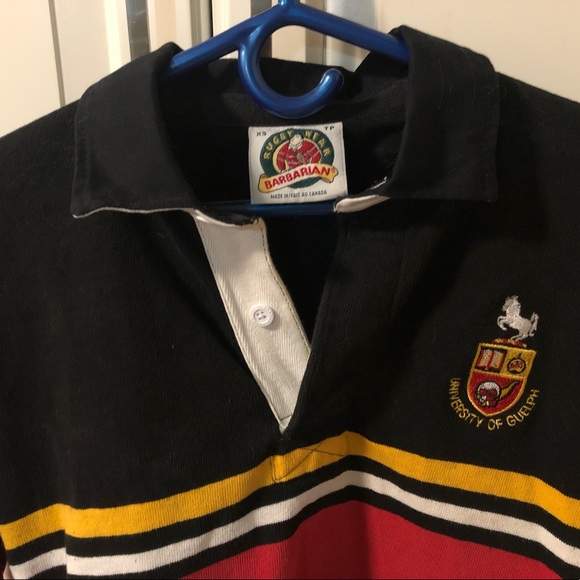 SOLD - University of Guelph Rugby Shirt XS - Picture 3 of 4